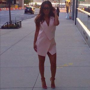 Finders Keepers Rising Sun Peach Shift Vest Dress